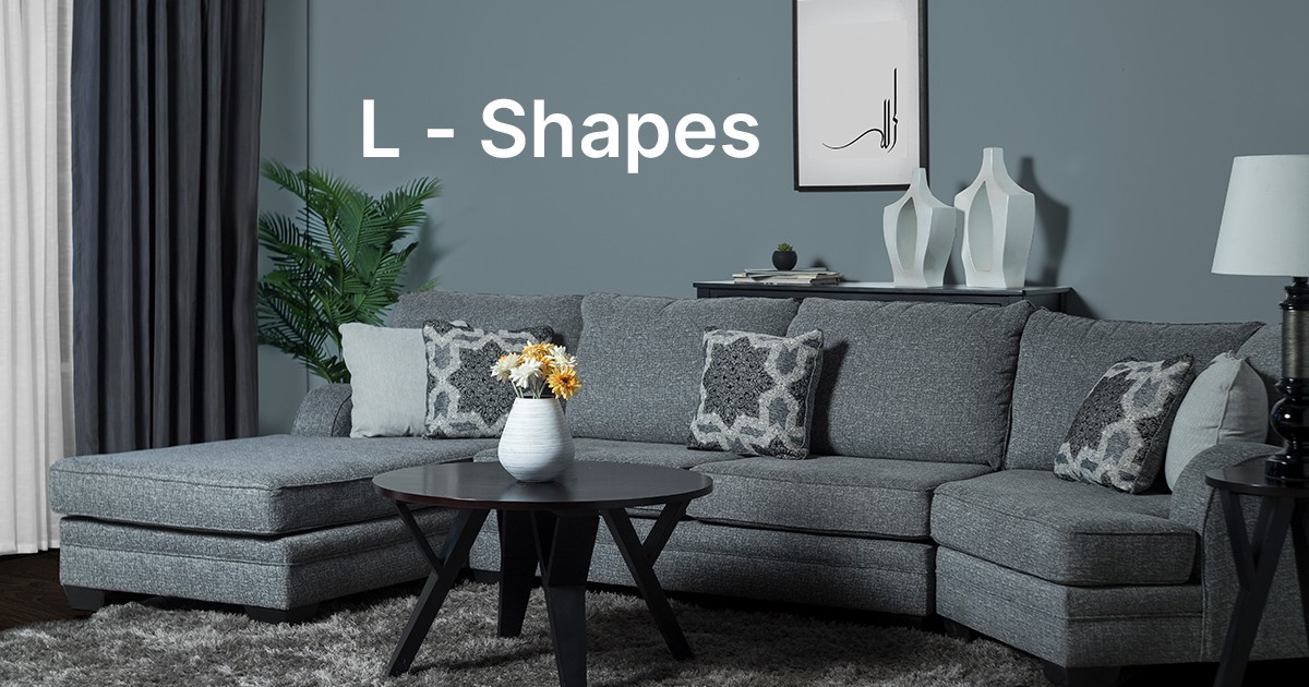 LShaped sofa HUB Furniture Oman
