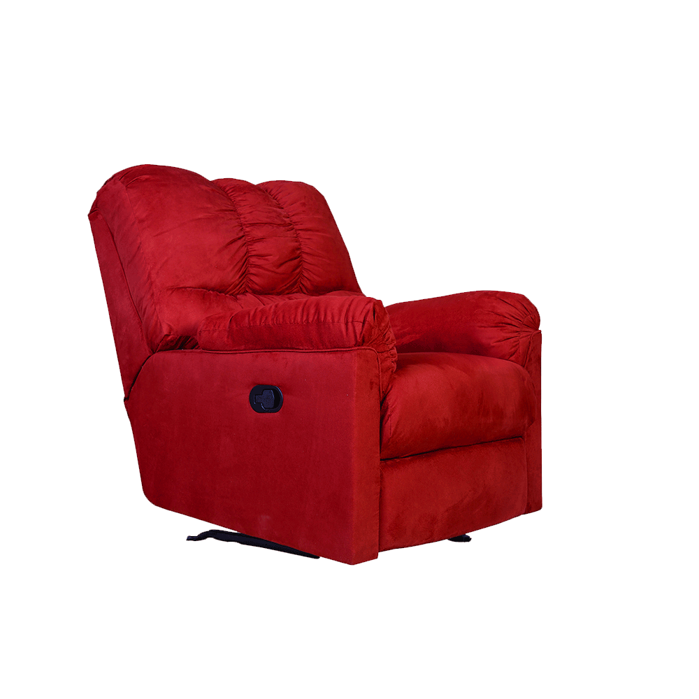Bright Red Reclining Chair HUB Furniture Egypt
