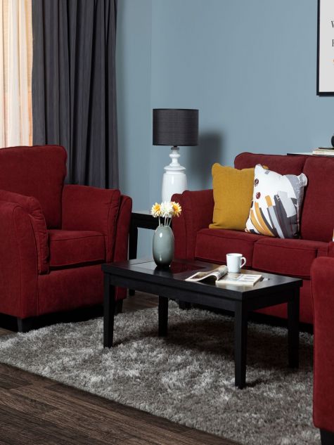 Modern Red Sofa Set 