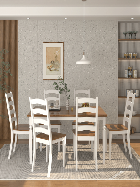 AE-D53 Dining table with 6 chairs