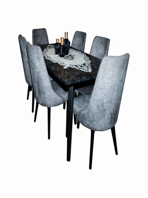 EM-BRAIN-DN Dining table with 6 chairs