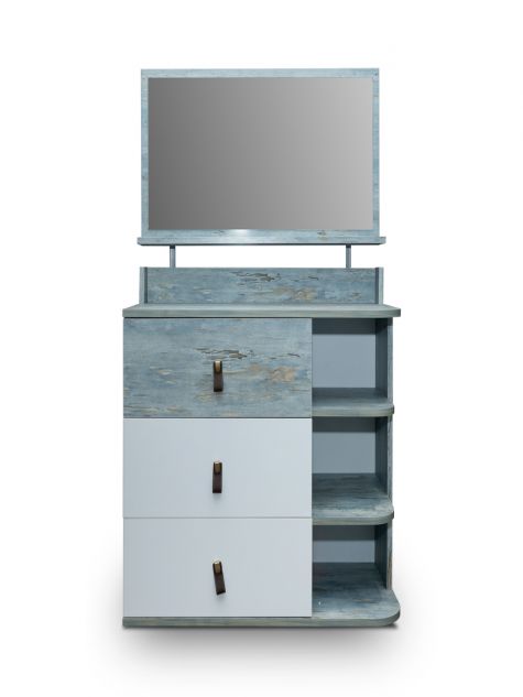 ORIGNAL-WHITE-BD Dresser with mirror