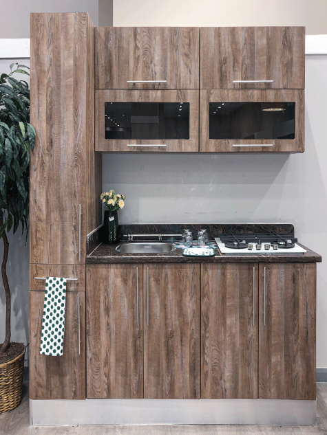 Small Brown Kitchenette 2M