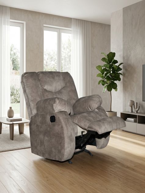 AE-9201s-1R- Cozy Beige Recliner Chair