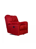 Bright Red Reclining Chair, modern living room,Hub Furniture,Living room

