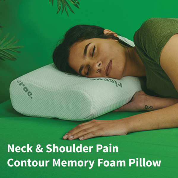 Neck & Shoulder Pain Contour Memory Foam Pillow