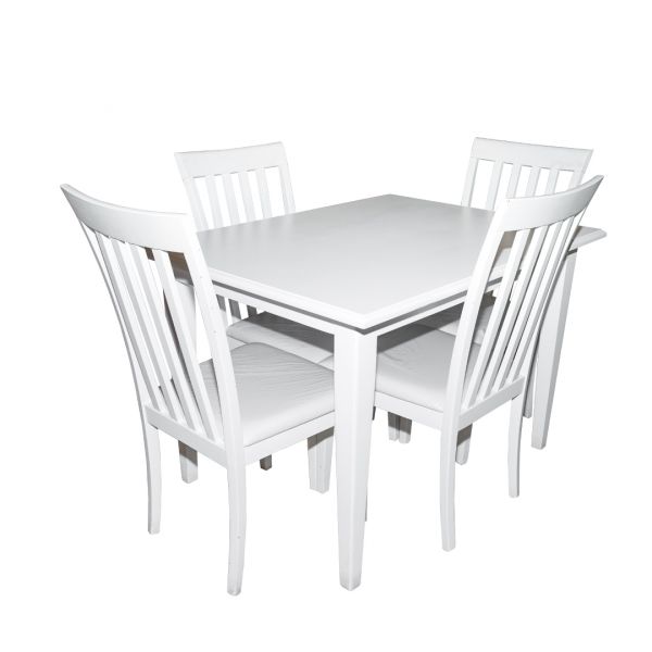 AE-D27-01-25 Dining table with 4 chairs