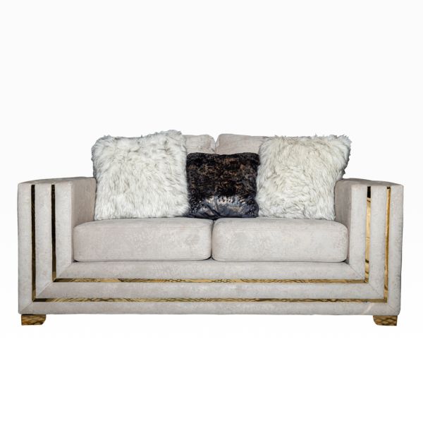 Luxurious Gold Sofa Set
