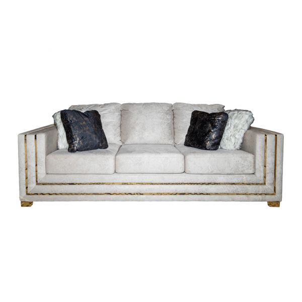 Luxurious Gold Sofa Set