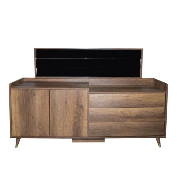 غرفة سفرة كاملة بني فاتح