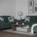 Green living room , living room furniture , living room sofa set , hub furniture egypt, modern living room 