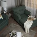 Green living room , living room furniture , living room sofa set , hub furniture egypt, modern living room 