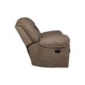 Dark Beige Swivel Recliner Chair, recliner chair , reclining chair , hub furniture , beige recliner 