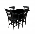 black dining set, Dining room furniture,Hub Furniture,dining room
