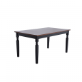 black wooden modern dining table, Dining room furniture,Hub Furniture,dining room
