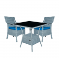 grey, blue, outdoor furniture