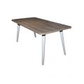 wooden white dining table, Dining room furniture,Hub Furniture,dining room
