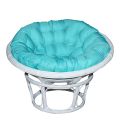 white, blue, outdoor chair
