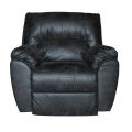black chair , black reclining chair , recliner chair , hub furniture 