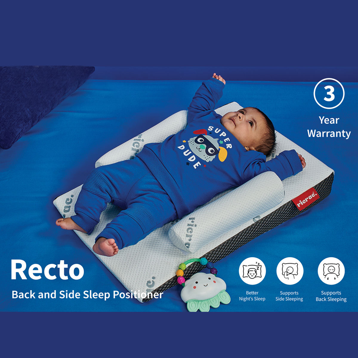 Back and Side Sleep Positioner Recto